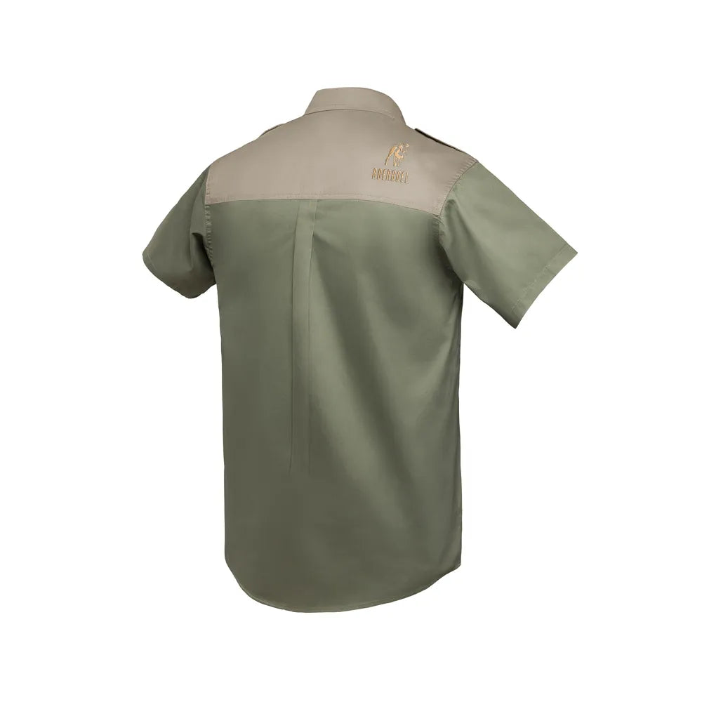 Men's Kalahari Shirt S/S Olive & Putty image 1