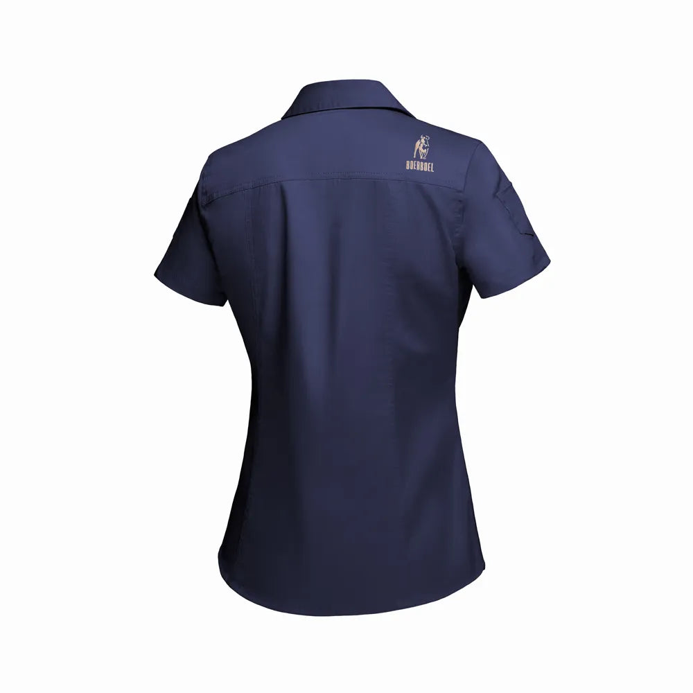 Ladies S/S Kalahari Shirt Navy image 2