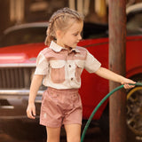 Kids Set Stone & Blush Pink image 4