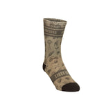 Ladies Ribbed Sock Long Olive image 0