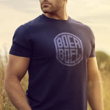Men's T-Shirt Bevel Print Navy image 0