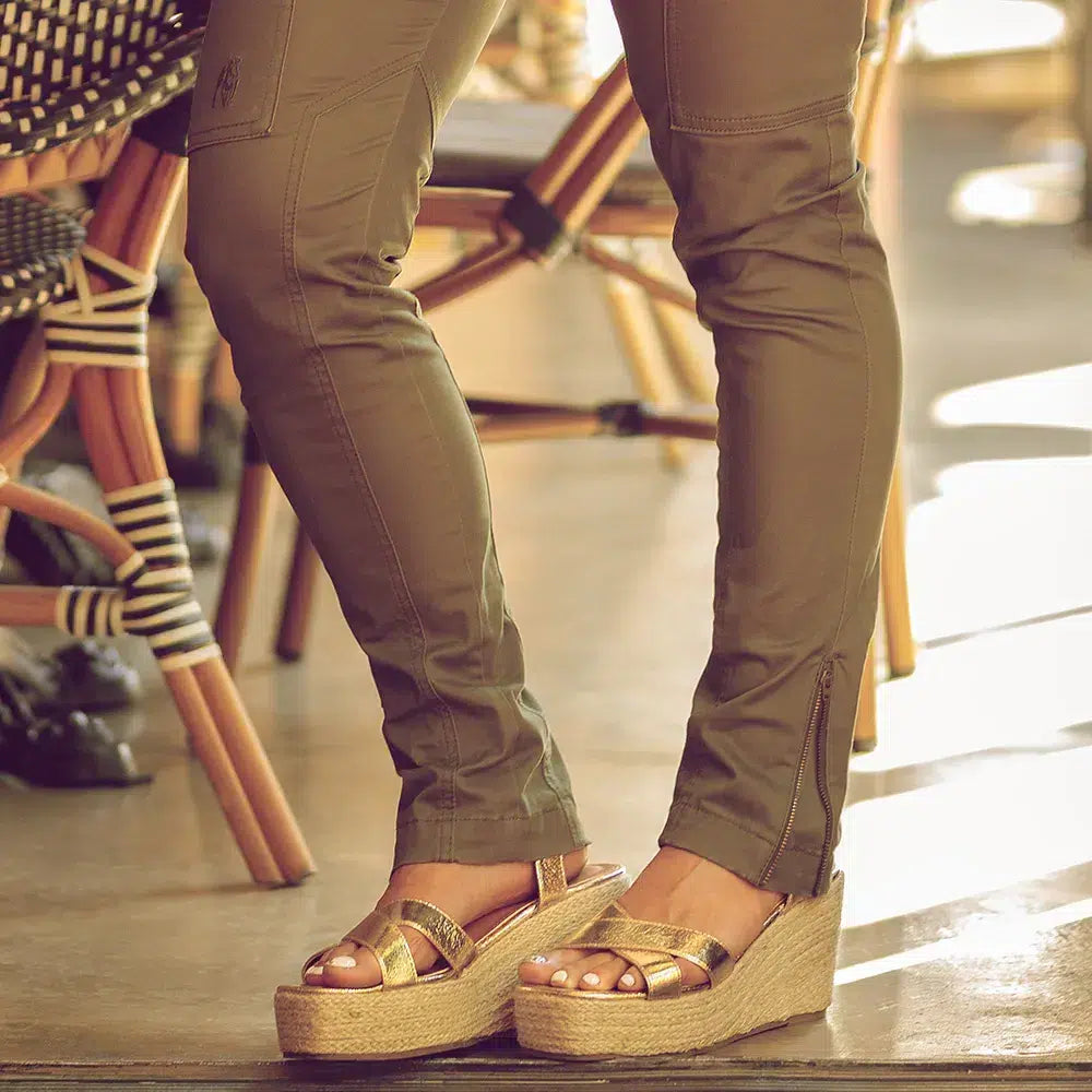 Ladies Kalahari Cargo Pants Olive image 3