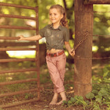 Kids Cargo Trouser Blush Pink image 2