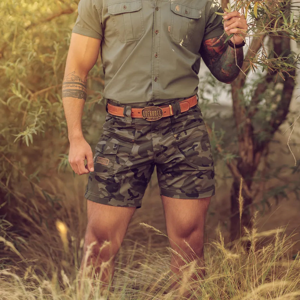 Men's Adjustable Kalahari Shorts Military image 3