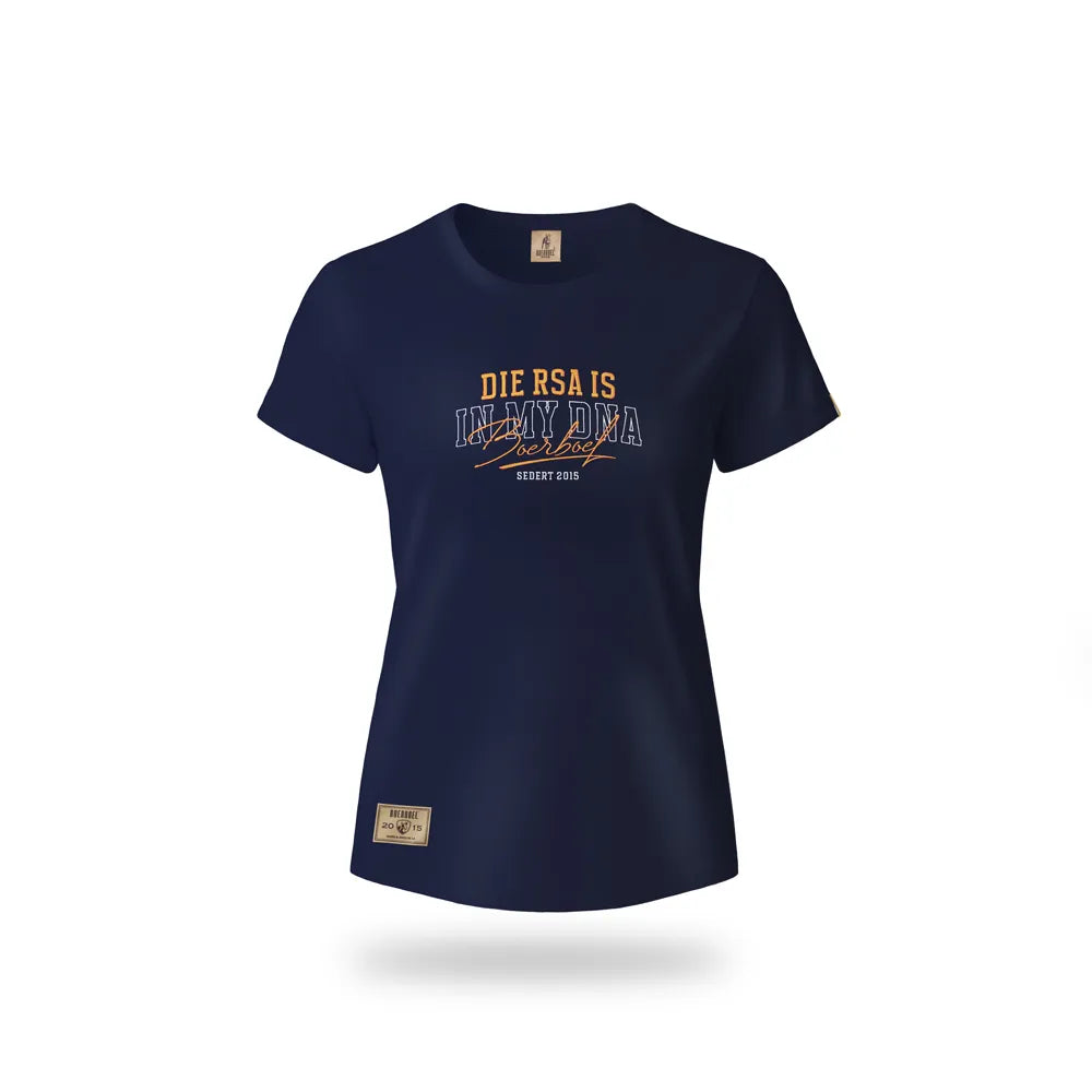 Ladies T-Shirt Navy "RSA" image 0