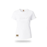 Ladies T-Shirt Embroidered White image 0