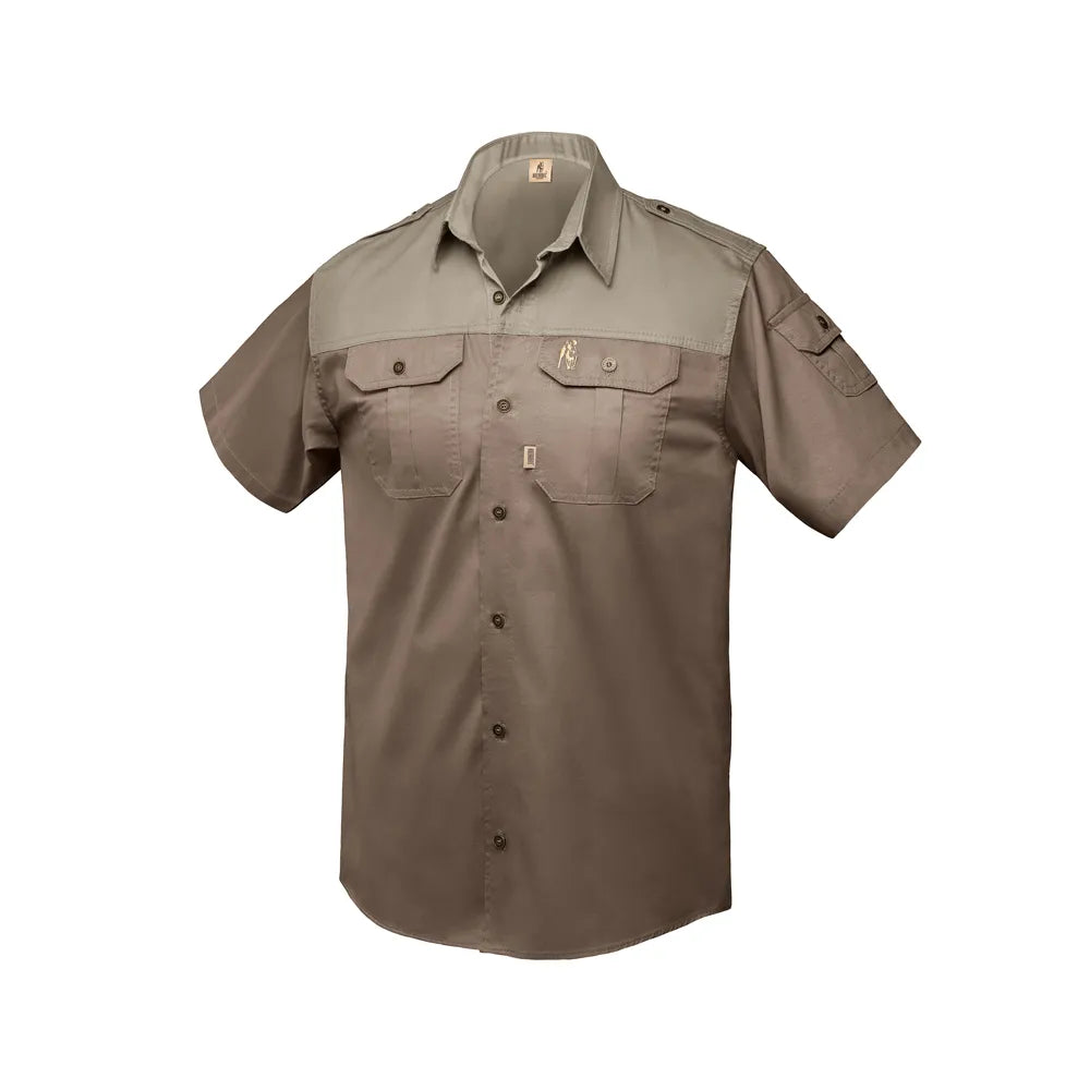 Men's Kalahari Shirt S/S Bark & Putty image 0