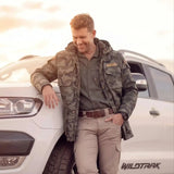 Men's Karoo Parka Jacket Military image 3