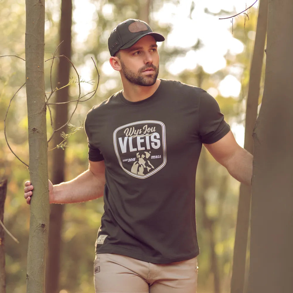 Men's T-Shirt Printed Charcoal"Wys" image 2