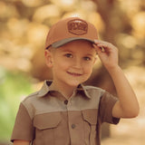 Kids Cap Brown "Wys" image 2