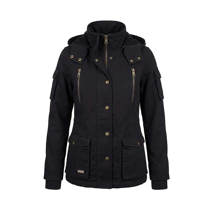 Ladies Urban Parka Jacket - Black