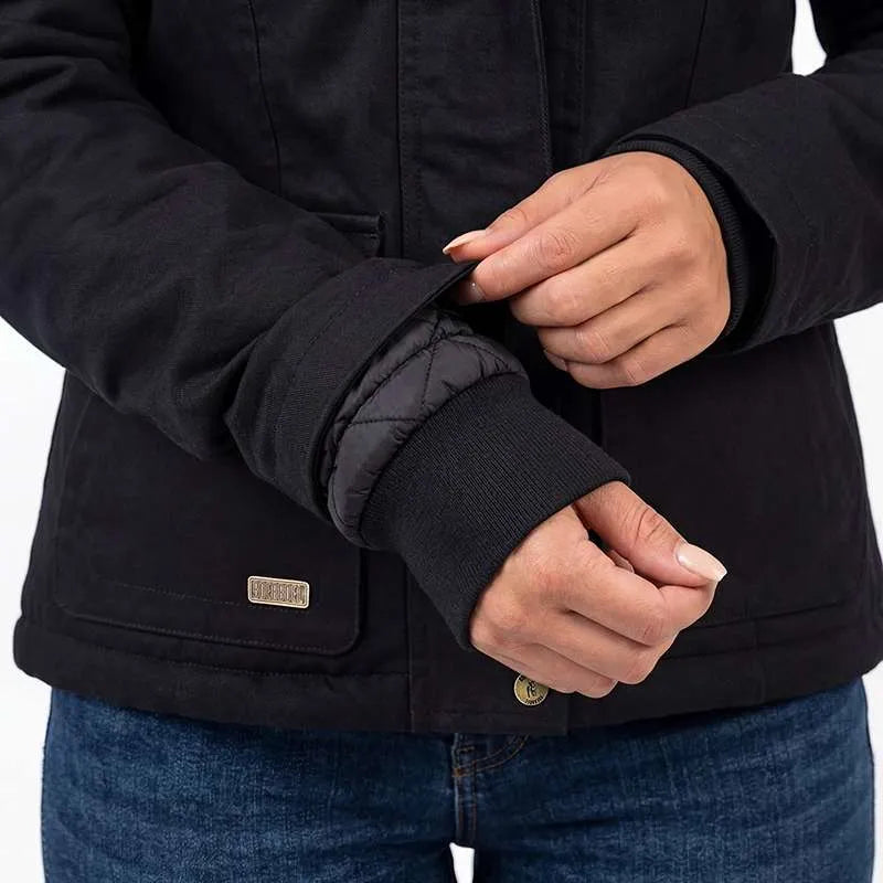 Ladies Urban Parka Jacket - Black