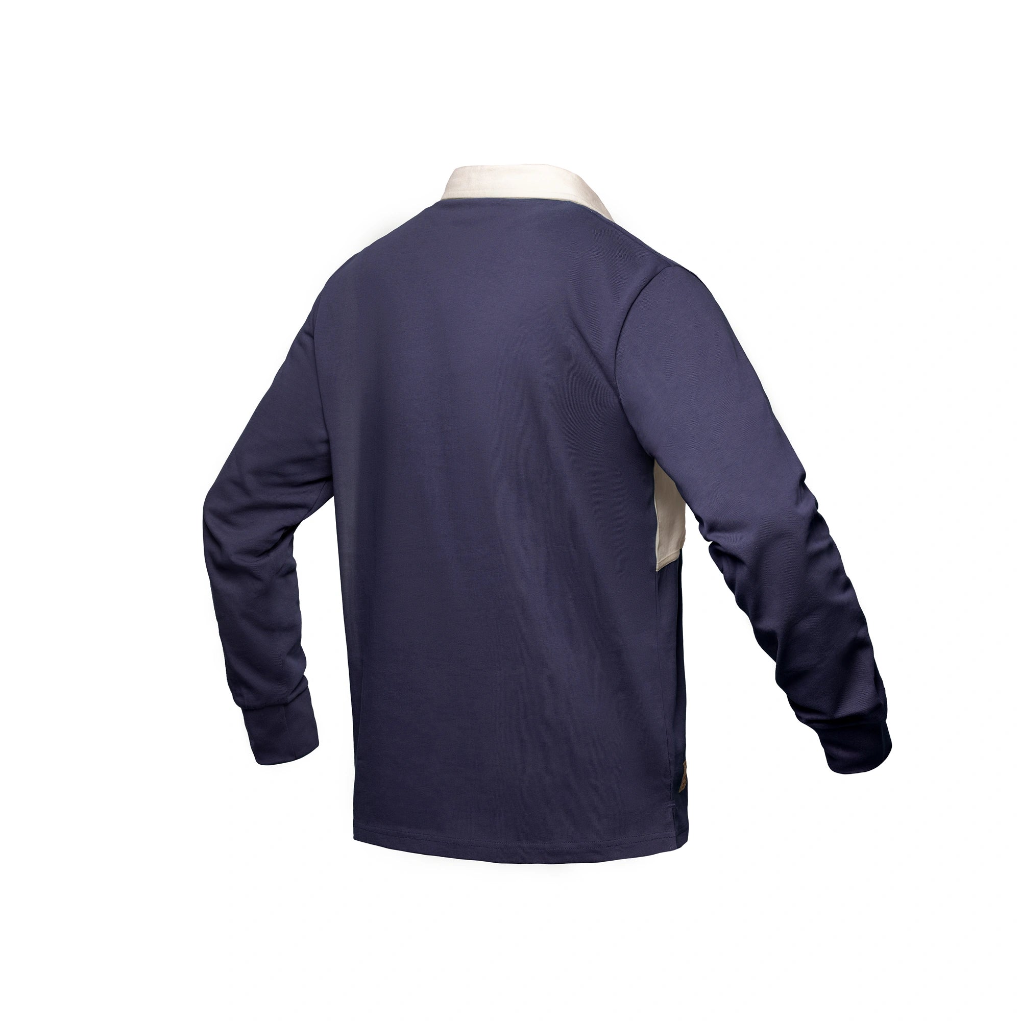 Men's L/S Rugby Jersey - Navy & Stone