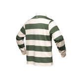 Men's L/S Rugby Jersey - Green & Stone Stripe