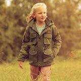 Kids Kalahari Parka Jacket Olive image 3