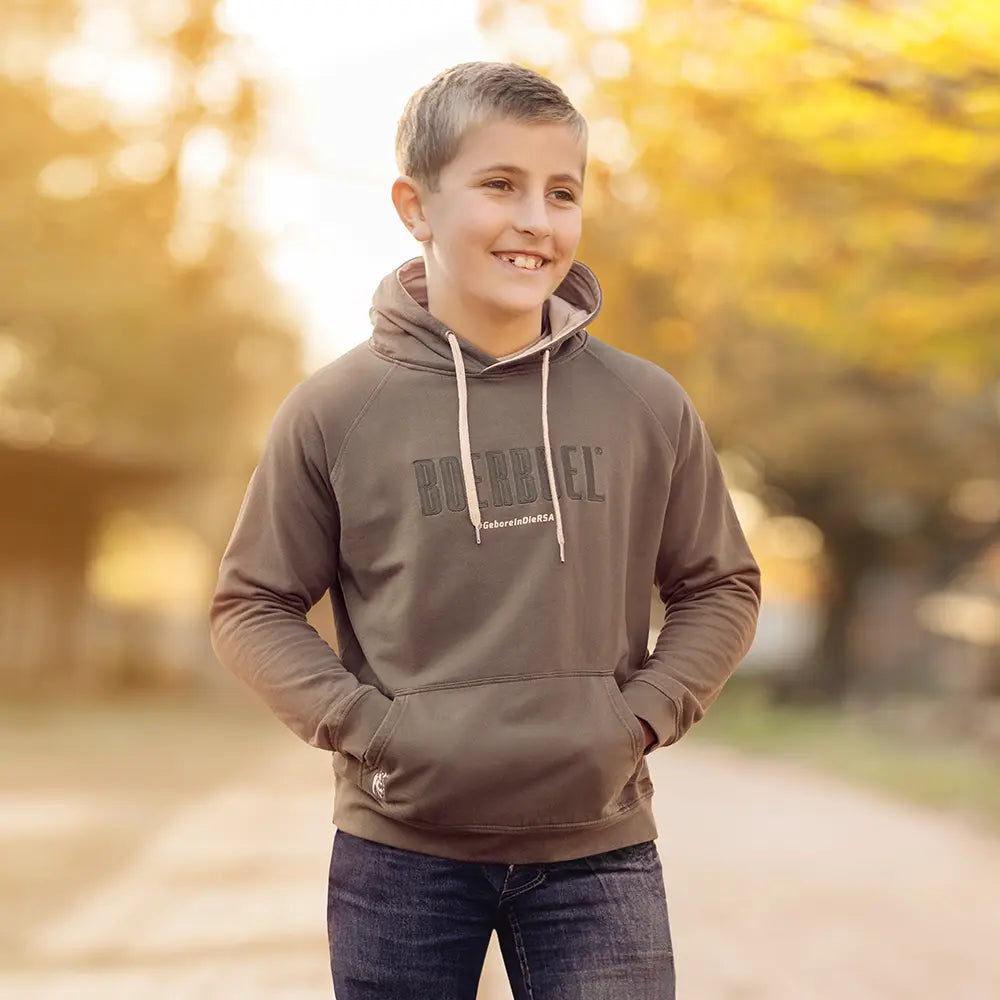 Kids Hoodie Olive image 2
