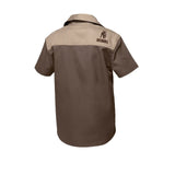 Kids S/S Kalahari Shirt Bark & Putty image 1