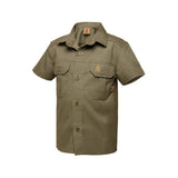 Kids S/S Kalahari Shirt Olive image 0