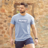 Men's T-Shirt Printed Airforce Blue "Wys" image 2