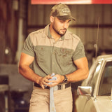 Men's Kalahari Shirt S/S Olive &amp; Putty image 2