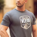 Men's T-Shirt Printed Petrol Blue"Wys" image 2