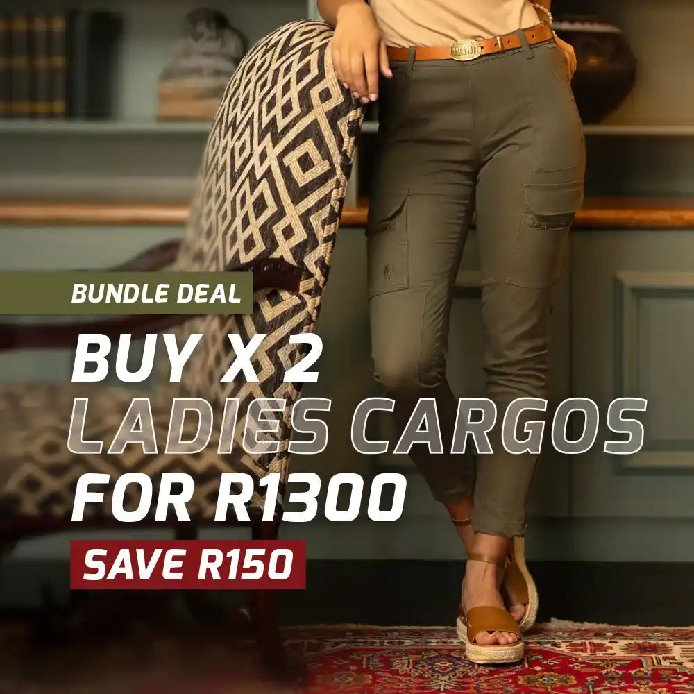 2x Ladies Kalahari Cargo Pants Bundle