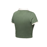 Ladies Crop Golfer - Green