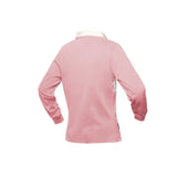 Ladies L/S Rugby Jersey - Pink & Stone