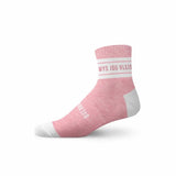 Ladies Short Outdoor Cotton Sock Pink "Wys" image 0
