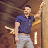 Men's S/S Kalahari Shirt Navy image 2