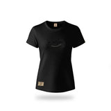 Ladies T-Shirt Flock Print Black "Boerboel" image 0