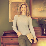 Ladies Luxury Jumper - Green image 2