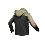 Men's Soft Shell Jacket Black &amp; Olive image 1